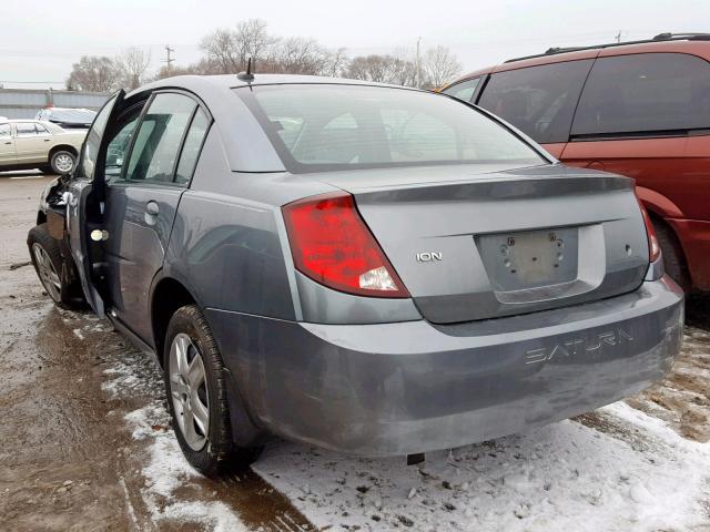 1G8AJ55F17Z157371 - 2007 SATURN ION LEVEL GRAY photo 3