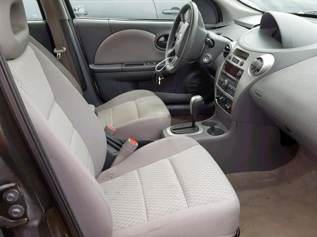 1G8AJ55F17Z157371 - 2007 SATURN ION LEVEL GRAY photo 5