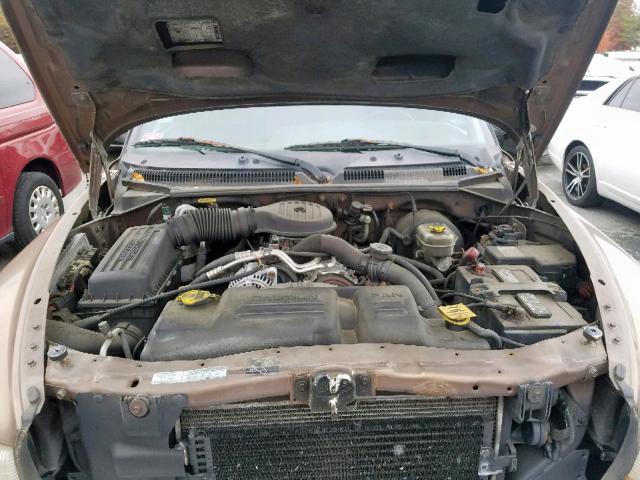 1B7GL2AX6YS695436 - 2000 DODGE DAKOTA QUA TAN photo 7