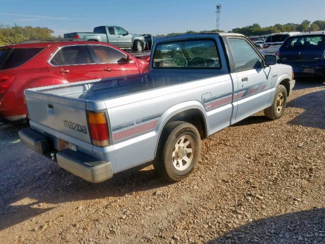 JM2UF1136K0710629 - 1989 MAZDA B2200 SHOR SILVER photo 4