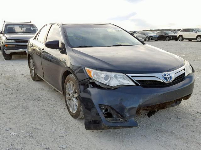 4T1BD1FK1DU089972 - 2013 TOYOTA CAMRY HYBR BLACK photo 1