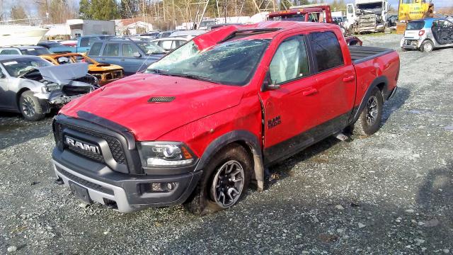 1C6RR7YG2GS133968 - 2016 RAM 1500 REBEL წითელი ფოტო 7