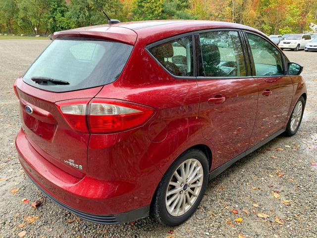 1FADP5AU7DL510092 - 2013 FORD C-MAX SE RED photo 4