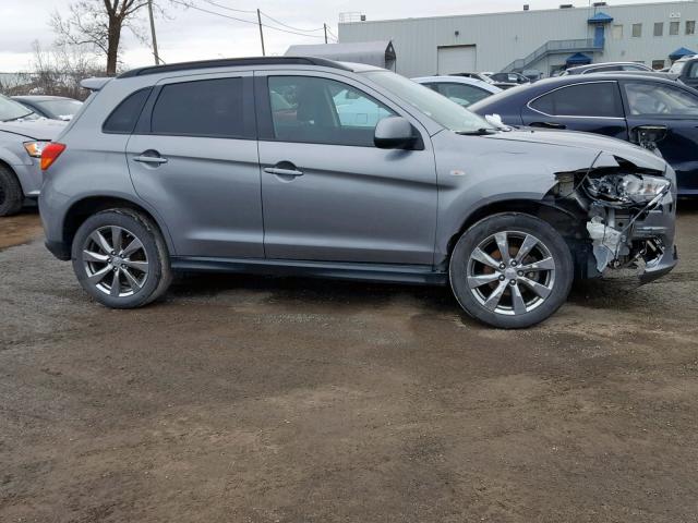 4A4AJ3AU6DE606280 - 2013 MITSUBISHI RVR SE GRAY photo 9