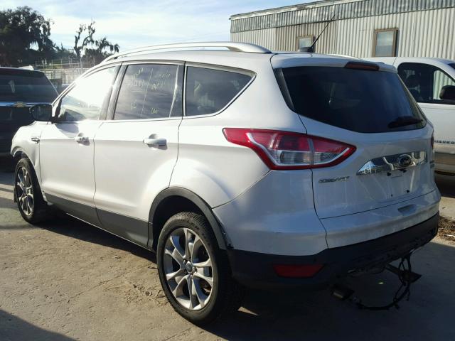 1FMCU0JXXEUD16322 - 2014 FORD ESCAPE TIT WHITE photo 3