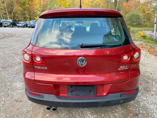 WVGBV7AX7AW003549 - 2010 VOLKSWAGEN TIGUAN SE RED photo 10