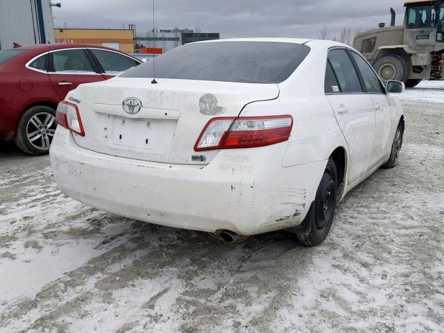 4T1BB46K58U058026 - 2008 TOYOTA CAMRY HYBR WHITE photo 4