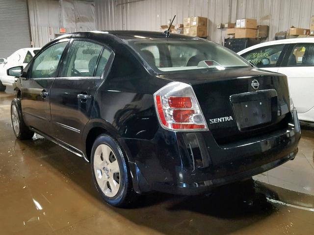 3N1AB61E28L629238 - 2008 NISSAN SENTRA 2.0 BLACK photo 3