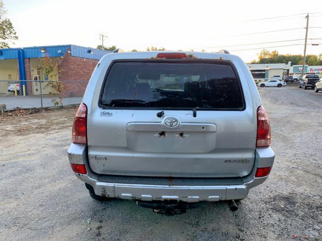 JTEBT14R248011485 - 2004 TOYOTA 4RUNNER SR SILVER photo 5