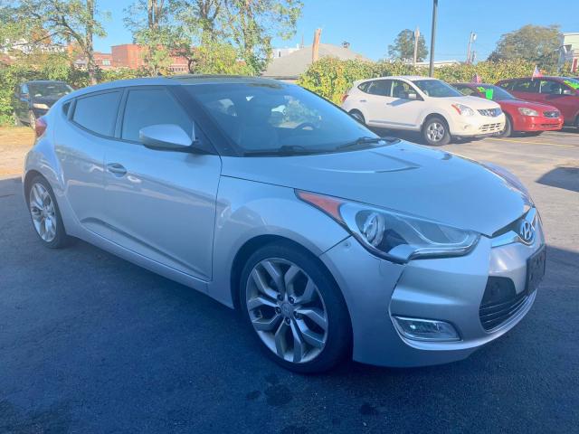 KMHTC6AD3CU058699 - 2012 HYUNDAI VELOSTER SILVER photo 1