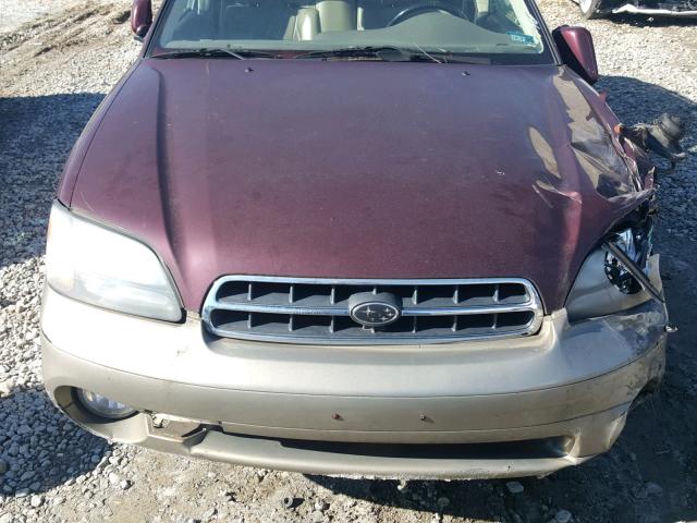 4S3BH686917618245 - 2001 SUBARU LEGACY OUT TWO TONE photo 7