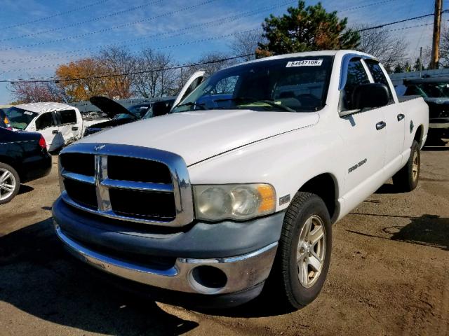 1D7HA18D94J129888 - 2004 DODGE RAM 1500 S WHITE photo 2