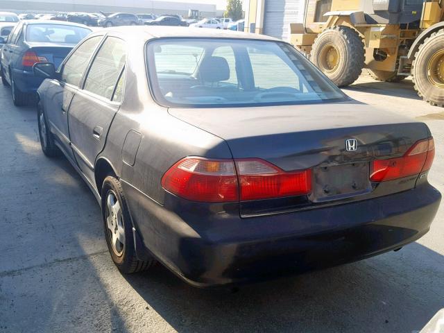 1HGCG1656YA065587 - 2000 HONDA ACCORD EX BLACK photo 3