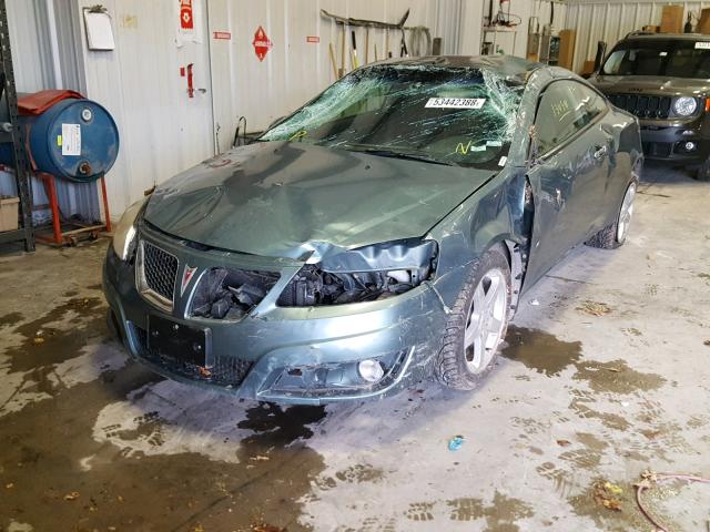 1G2ZK17K994237112 - 2009 PONTIAC G6 GT GREEN photo 2