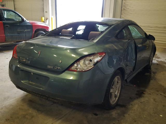 1G2ZK17K994237112 - 2009 PONTIAC G6 GT GREEN photo 4