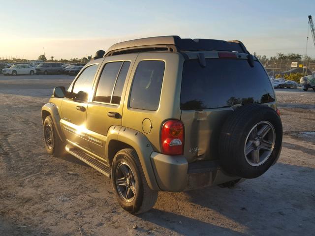 1J4GK38K23W609196 - 2003 JEEP LIBERTY RE GREEN photo 3