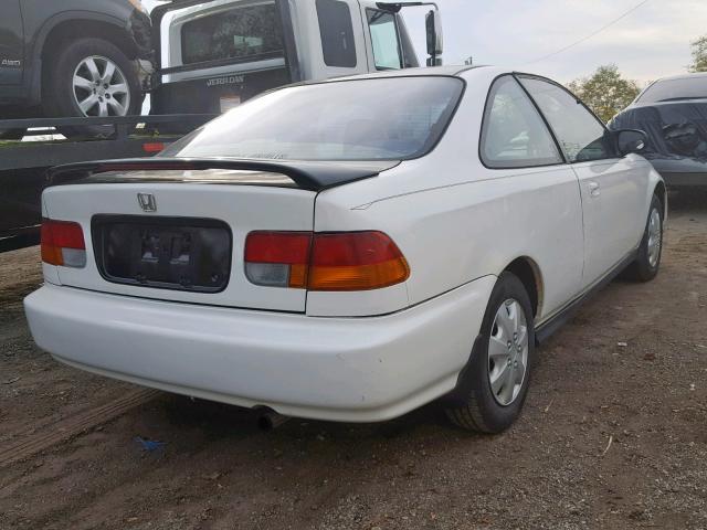 1HGEJ6125TL047227 - 1996 HONDA CIVIC DX WHITE photo 4