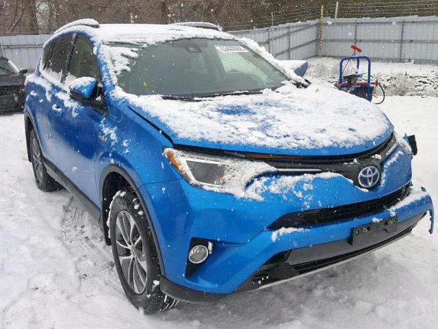 JTMRJREV8HD125829 - 2017 TOYOTA RAV4 HV LE BLUE photo 1