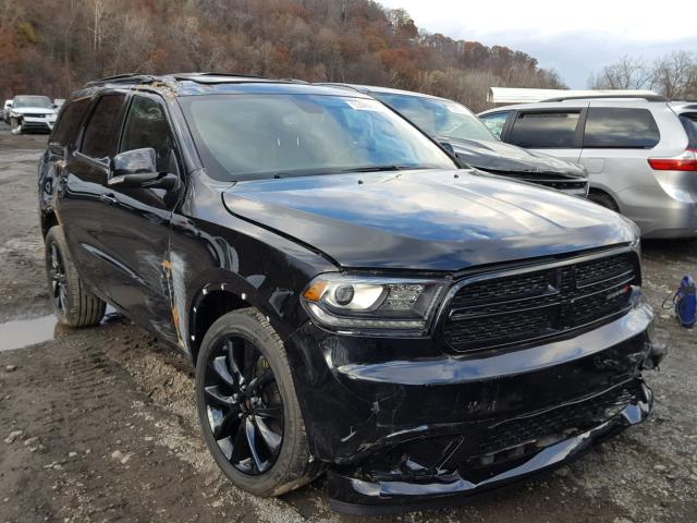 1C4RDJDG5JC386617 - 2018 DODGE DURANGO GT BLACK photo 1