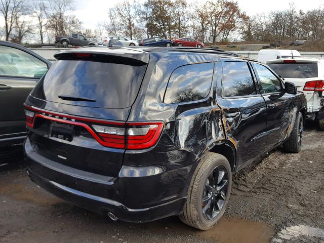 1C4RDJDG5JC386617 - 2018 DODGE DURANGO GT BLACK photo 4