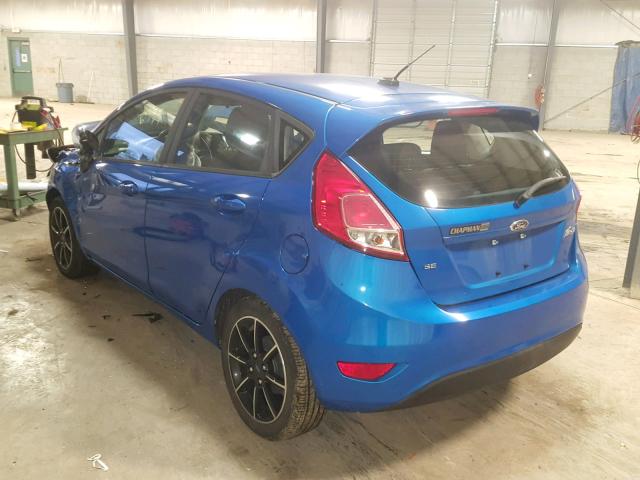 3FADP4EJ1FM140687 - 2015 FORD FIESTA SE BLUE photo 3