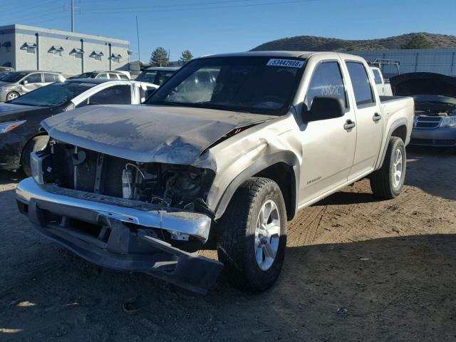 1GCDT136448134256 - 2004 CHEVROLET COLORADO TAN photo 2