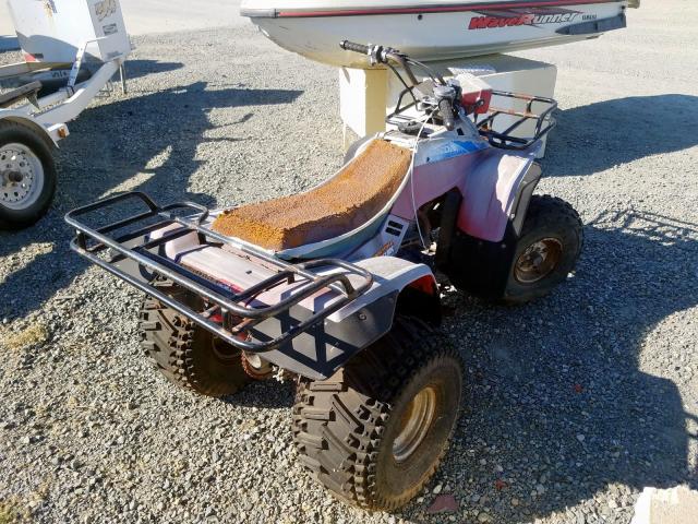 JH3TE0307GK009273 - 1986 HONDA TRX200 SX RED photo 4