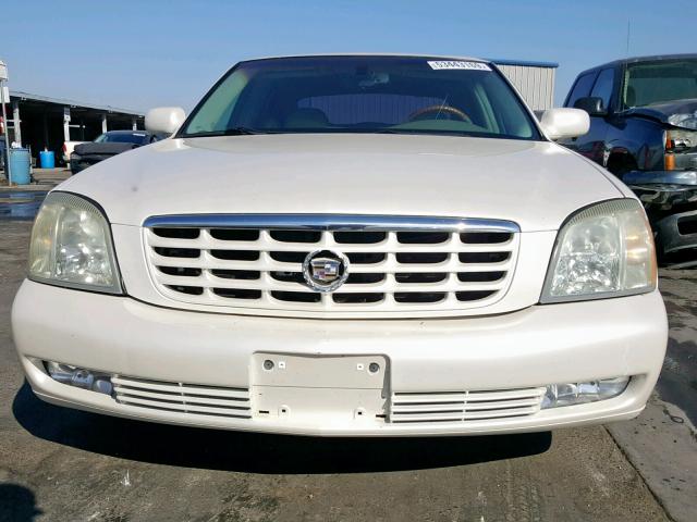 1G6KF57983U208507 - 2003 CADILLAC DEVILLE DT WHITE photo 9