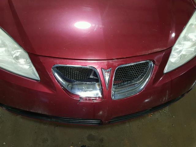 1G2ZH361384283200 - 2008 PONTIAC G6 GT BURGUNDY photo 9