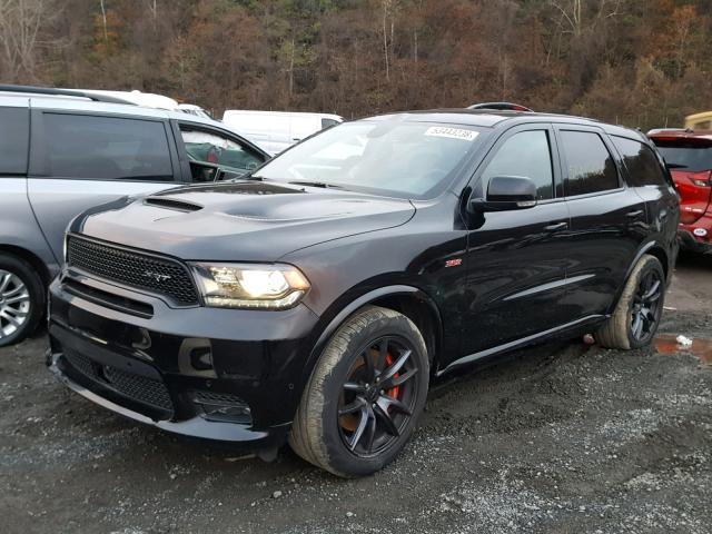 1C4SDJGJ3JC209590 - 2018 DODGE DURANGO SR BLACK photo 2