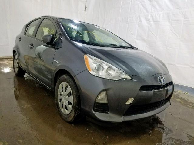 JTDKDTB34C1525728 - 2012 TOYOTA PRIUS C GRAY photo 1