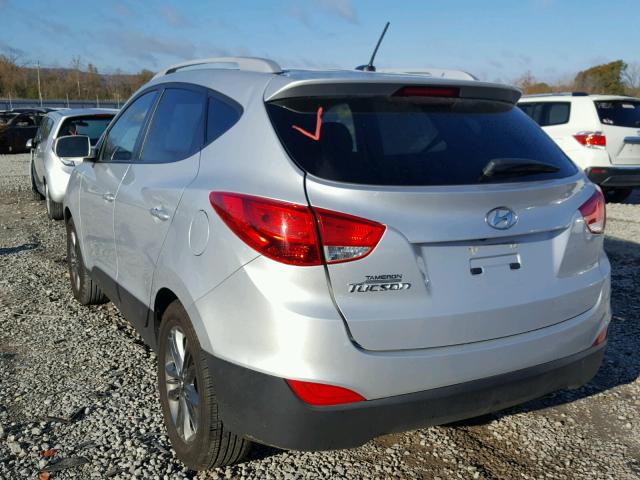 KM8JU3AG3FU054279 - 2015 HYUNDAI TUCSON LIM SILVER photo 3