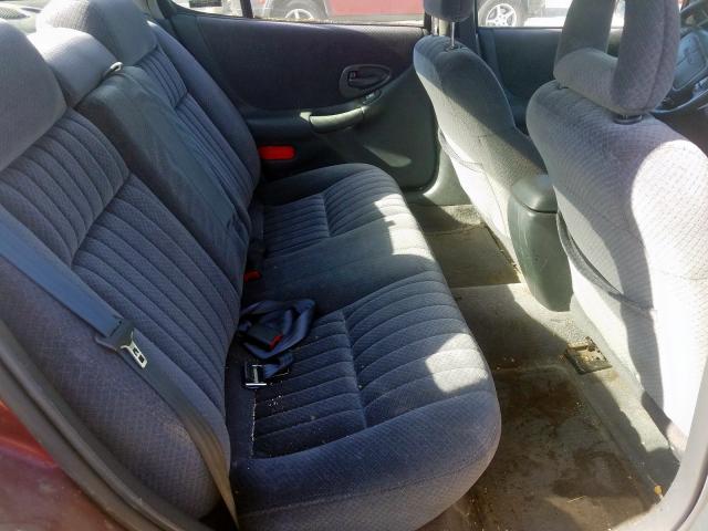 1G2WP52K6YF256318 - 2000 PONTIAC GRAND PRIX Қызыл фото 6