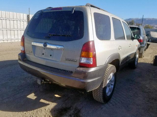 4F2CZ06164KM12517 - 2004 MAZDA TRIBUTE ES Bej foto 4