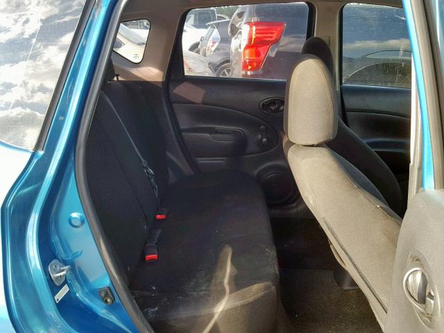 3N1CE2CP8EL388160 - 2014 NISSAN VERSA NOTE BLUE photo 6