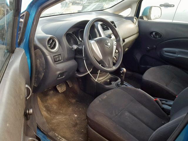 3N1CE2CP8EL388160 - 2014 NISSAN VERSA NOTE BLUE photo 9