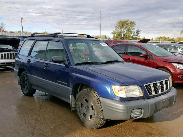 JF1SF63512H755234 - 2002 SUBARU FORESTER L BLUE photo 1