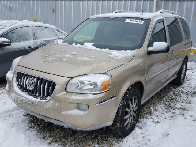 5GADV33L45D252605 - 2005 BUICK TERRAZA CX TAN photo 2