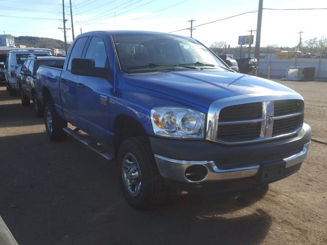 3D7KS28D68G213618 - 2008 DODGE RAM 2500 S BLUE photo 1