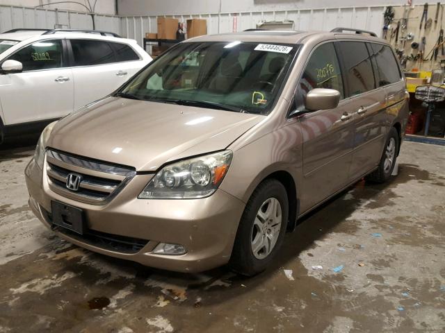 5FNRL38876B107650 - 2006 HONDA ODYSSEY TO GOLD photo 2