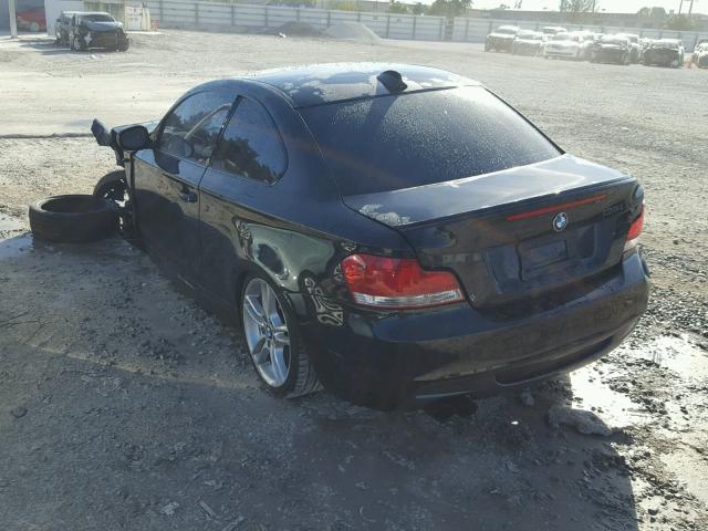 WBAUC7C51AVK96026 - 2010 BMW 135 I BLACK photo 3