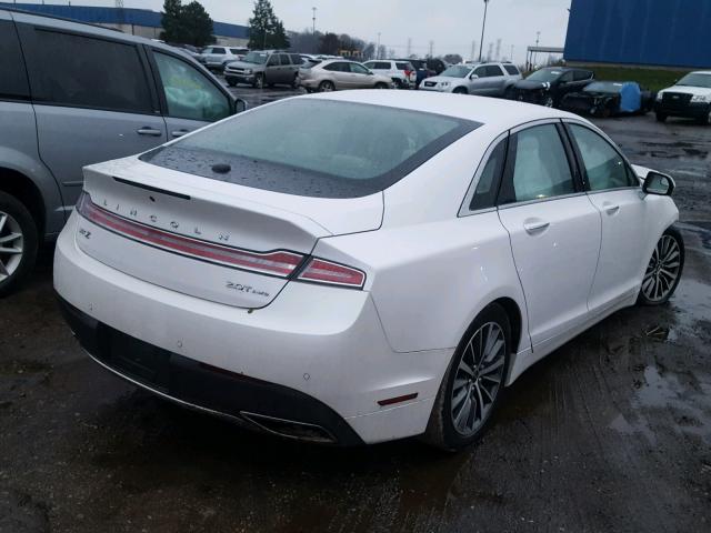 3LN6L5D92HR602879 - 2017 LINCOLN MKZ SELECT WHITE photo 4