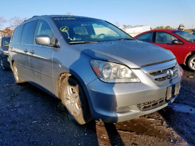 5FNRL38767B022999 - 2007 HONDA ODYSSEY EX GRAY photo 1