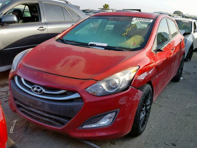 KMHD35LH5EU165481 - 2014 HYUNDAI ELANTRA GT RED photo 2