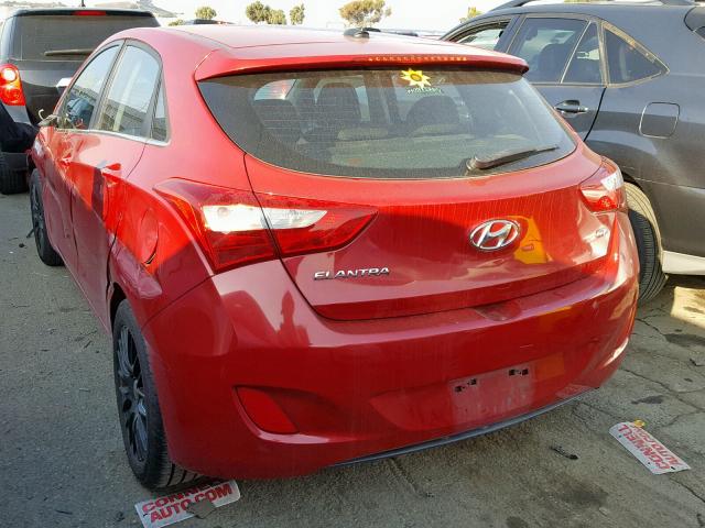 KMHD35LH5EU165481 - 2014 HYUNDAI ELANTRA GT RED photo 3