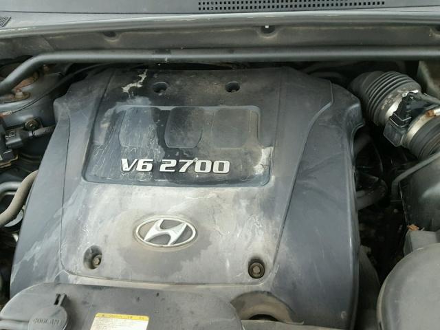 KM8JN72D67U687868 - 2007 HYUNDAI TUCSON SE GRAY photo 7