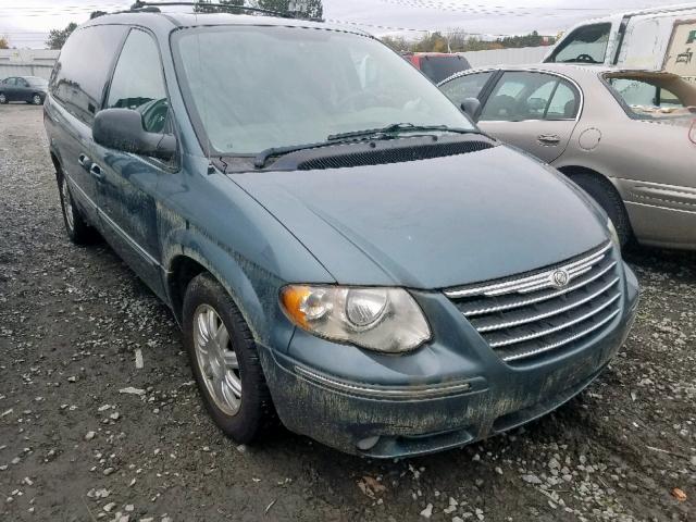 2C4GP54L85R152116 - 2005 CHRYSLER TOWN & COU BLUE photo 1