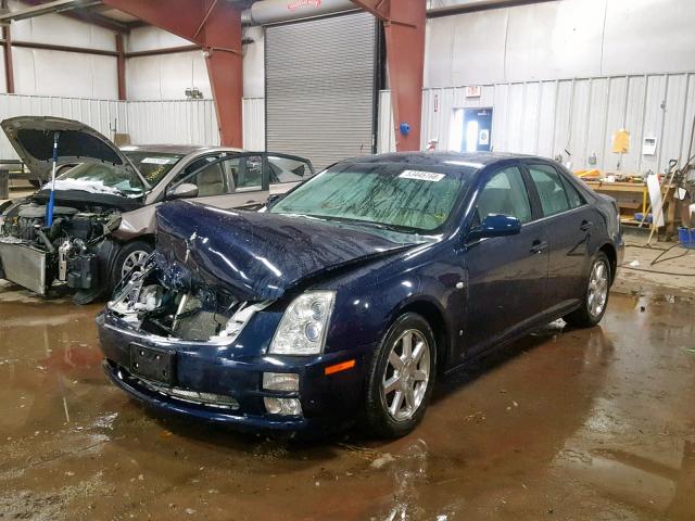 1G6DW677960178278 - 2006 CADILLAC STS BLUE photo 2