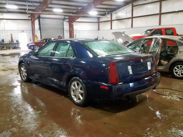 1G6DW677960178278 - 2006 CADILLAC STS BLUE photo 3