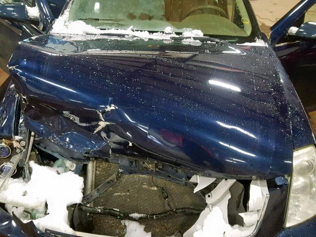 1G6DW677960178278 - 2006 CADILLAC STS BLUE photo 7